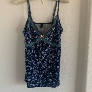 🌺 tank lace blouse